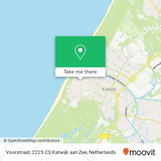 Voorstraat, 2225 CS Katwijk aan Zee map