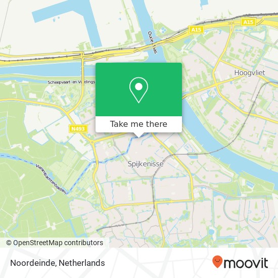 Noordeinde, 3201 Spijkenisse Karte