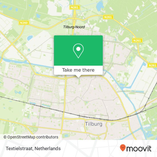 Textielstraat, 5046 RH Tilburg map