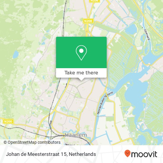 Johan de Meesterstraat 15, 2024 KW Haarlem map