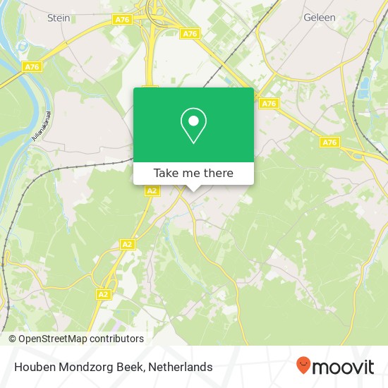 Houben Mondzorg Beek, Van Sonsbeecklaan 3A map