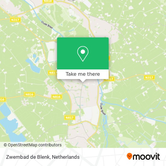 Zwembad de Blenk map