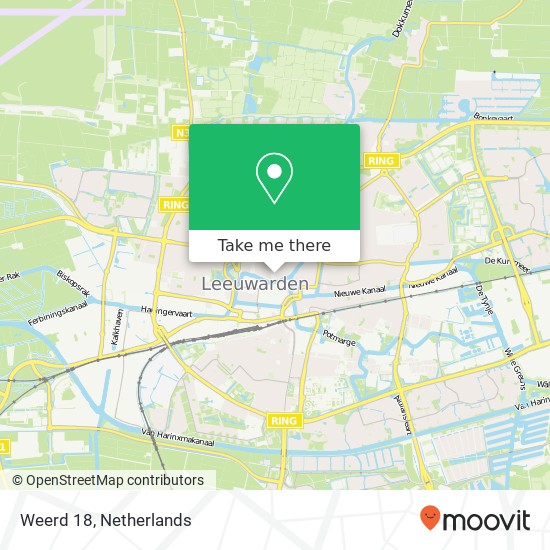 Weerd 18, Weerd 18, 8911 HM Leeuwarden, Nederland map