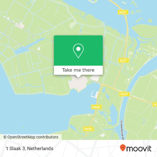 't Slaak 3, 4675 CX Sint Philipsland map