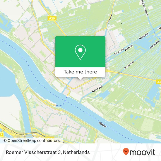 Roemer Visscherstraat 3, 3141 VR Maassluis Karte