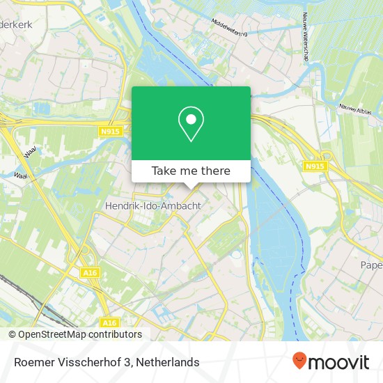 Roemer Visscherhof 3, 3341 GK Hendrik-Ido-Ambacht map