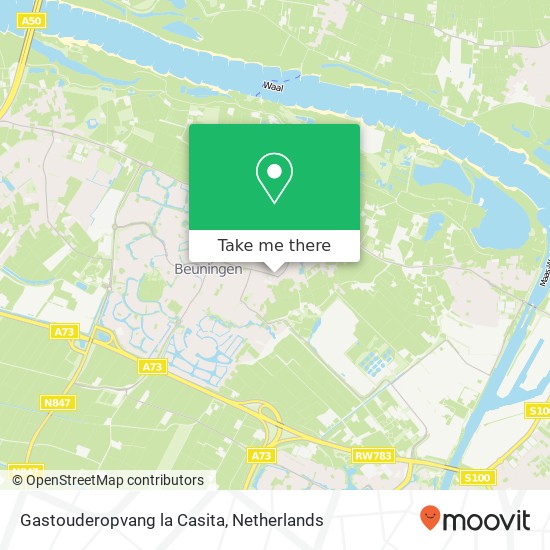 Gastouderopvang la Casita, Burgemeester Geradtslaan 119 map