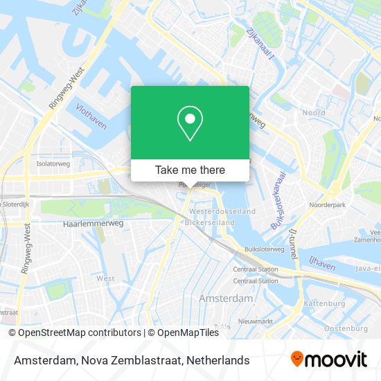 Amsterdam, Nova Zemblastraat map