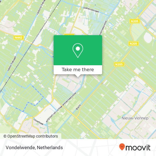 Vondelwende, Vondelwende, 2182 Hillegom, Nederland map