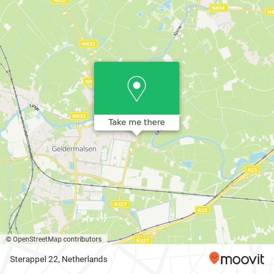 Sterappel 22, Sterappel 22, 4191 DM Geldermalsen, Nederland map