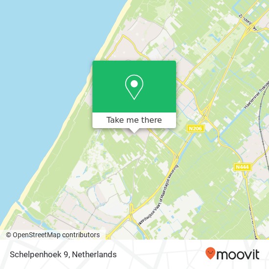 Schelpenhoek 9, 2201 VR Noordwijk-Binnen map