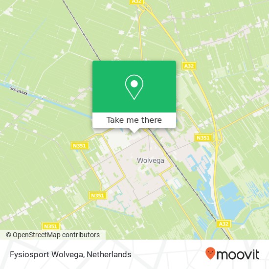 Fysiosport Wolvega, Industrieweg 15E map