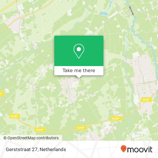 Gerststraat 27, 5561 AT Riethoven map