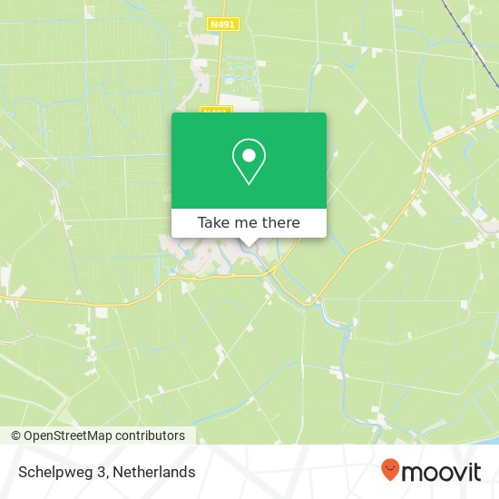 Schelpweg 3, 3291 EK Strijen map