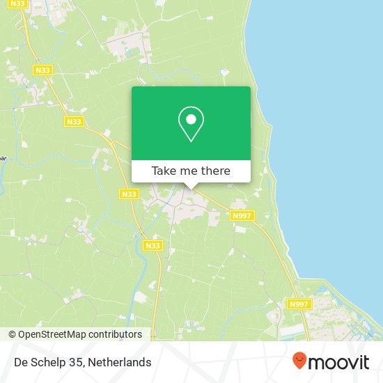 De Schelp 35, 9905 TH Holwierde map