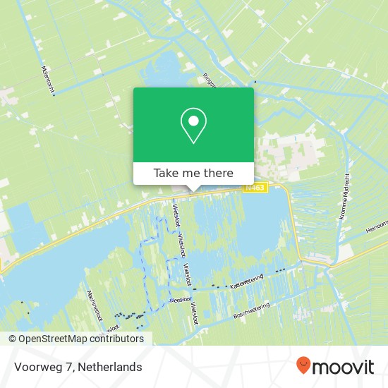 Voorweg 7, 2431 AL Noorden Karte