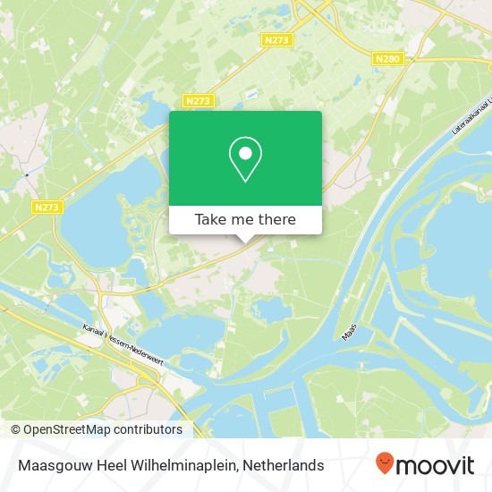 Maasgouw Heel Wilhelminaplein Karte