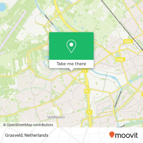 Grasveld, 5658 GC Eindhoven map