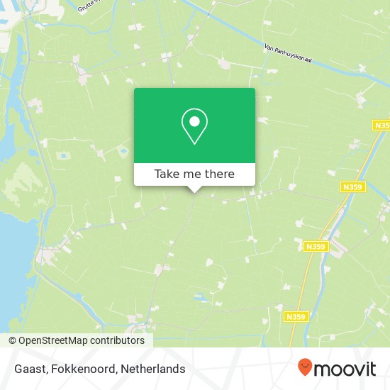 Gaast, Fokkenoord map