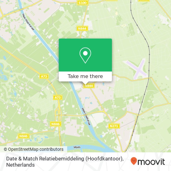 Date & Match Relatiebemiddeling (Hoofdkantoor), Kerkplein 16 Karte
