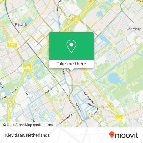 Kievitlaan, Kievitlaan, 2289 ED Rijswijk, Nederland map