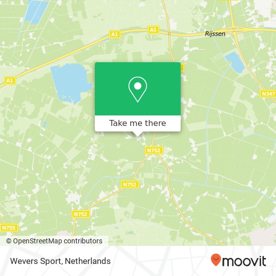 Wevers Sport Karte