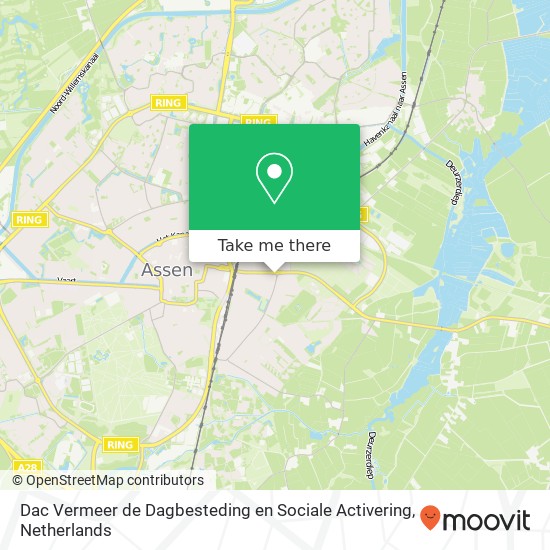 Dac Vermeer de Dagbesteding en Sociale Activering, Pelikaanstraat 2A Karte