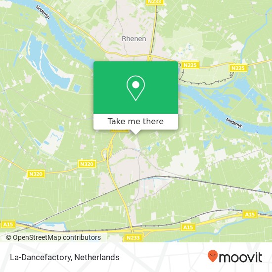 La-Dancefactory, Kasteelstraat 4 map