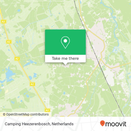 Camping Heezerenbosch Karte