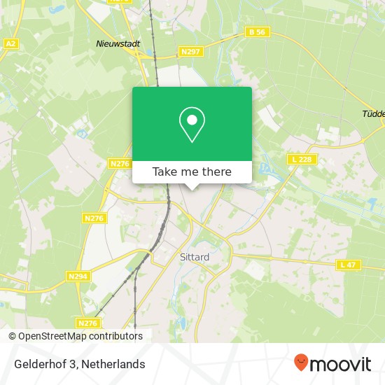 Gelderhof 3, 6136 CC Sittard map