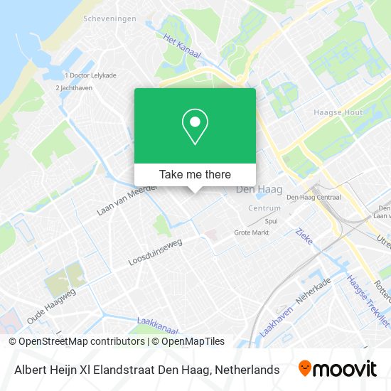 Albert Heijn Xl Elandstraat Den Haag map