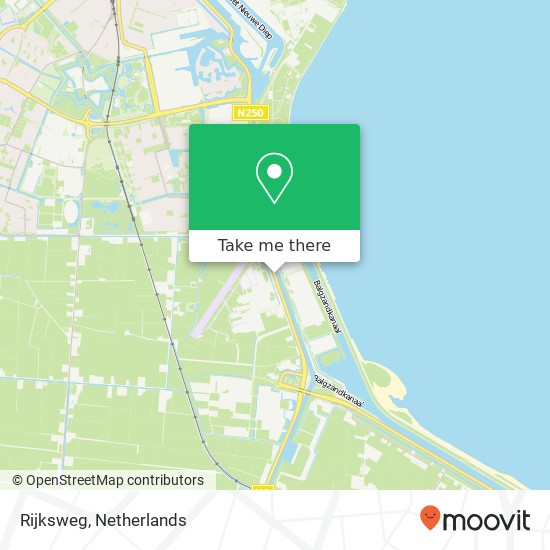 Rijksweg, Rijksweg, Den Helder, Nederland Karte