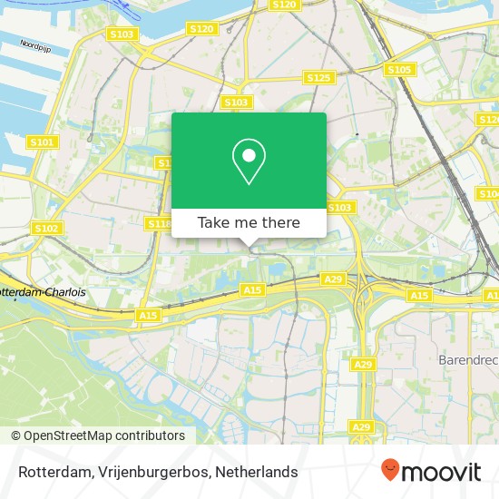 Rotterdam, Vrijenburgerbos map