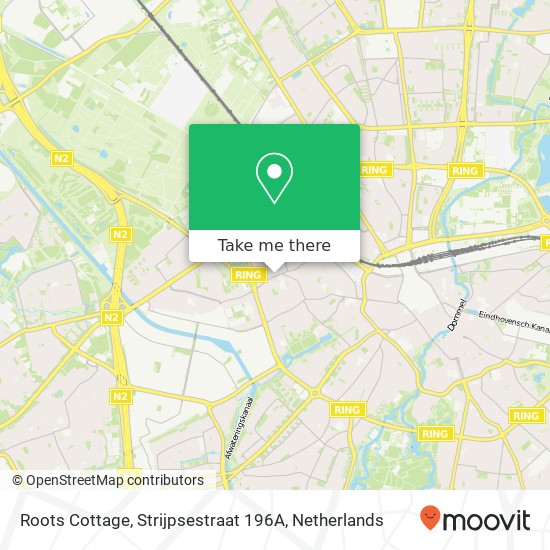 Roots Cottage, Strijpsestraat 196A map