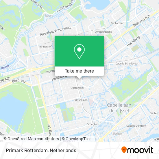 Primark Rotterdam Karte