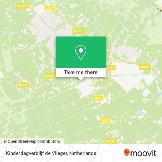 Kinderdagverblijf de Vlieger, Langstraat 14A map