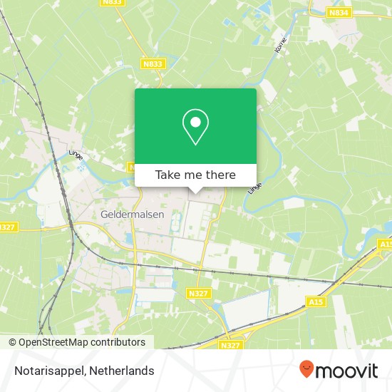 Notarisappel, Notarisappel, 4191 Geldermalsen, Nederland map