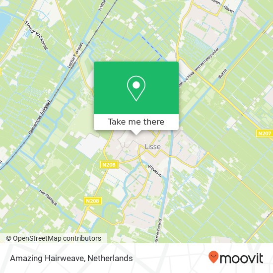 Amazing Hairweave, Meer en Houtstraat 2 map