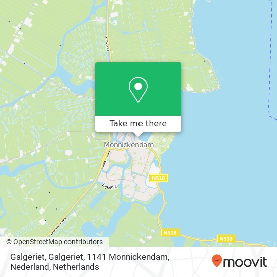 Galgeriet, Galgeriet, 1141 Monnickendam, Nederland Karte