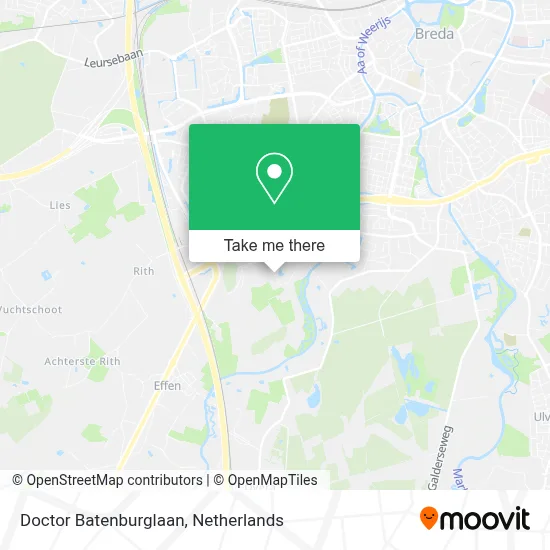 Doctor Batenburglaan map