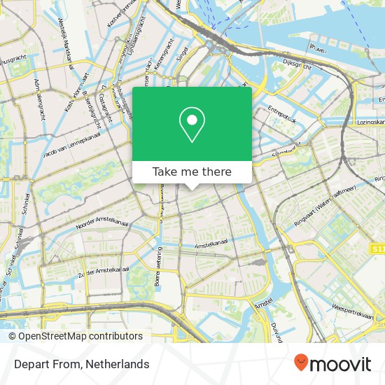 Depart From, Gerard Doustraat 154 map