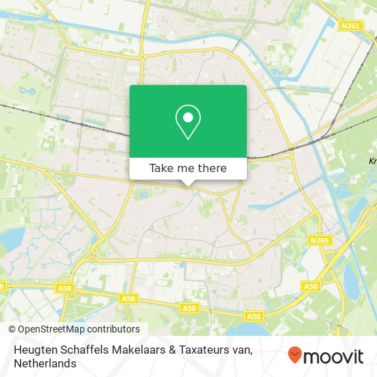 Heugten Schaffels Makelaars & Taxateurs van, Bredaseweg 42 map