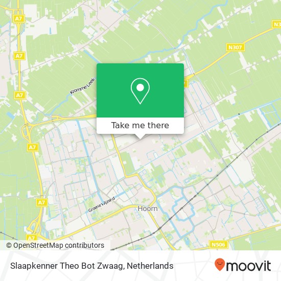 Slaapkenner Theo Bot Zwaag, Dorpsstraat 162 map