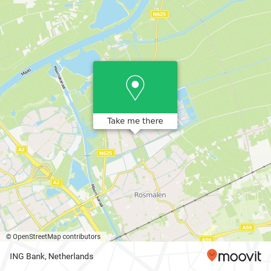 ING Bank, Groote Wielenlaan 389 map