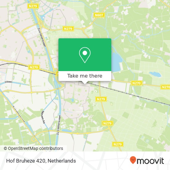 Hof Bruheze 420, 5704 NR Helmond map