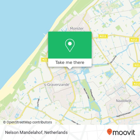 Nelson Mandelahof, 2691 JX 's-Gravenzande map