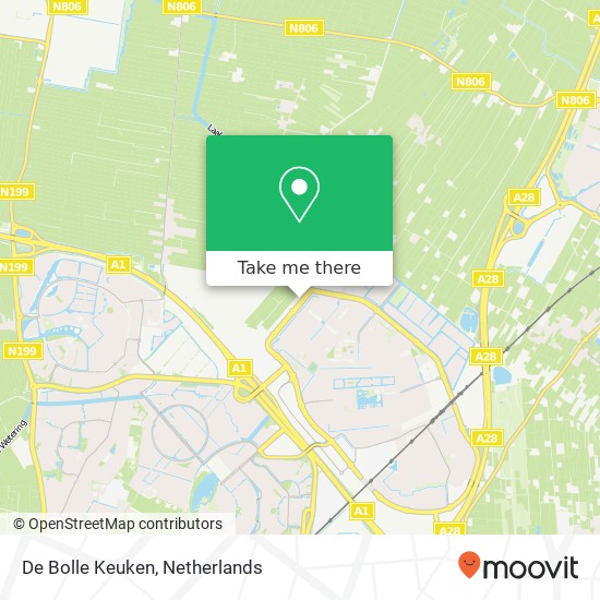 De Bolle Keuken, Bergenboulevard 169 map