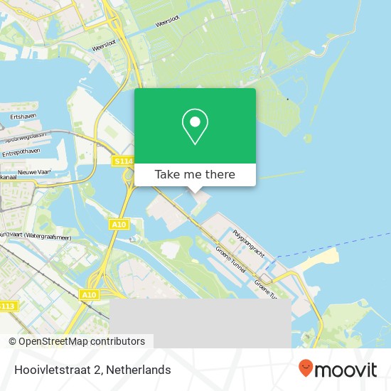 Hooivletstraat 2, 1086 VH Amsterdam map