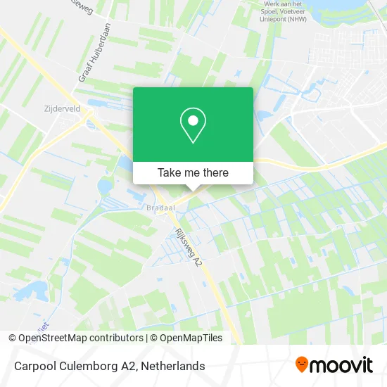 Carpool Culemborg A2 map