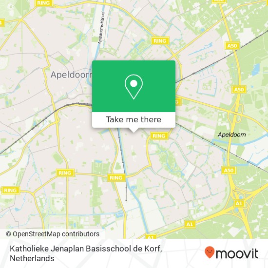 Katholieke Jenaplan Basisschool de Korf, Postmeestersdreef 2 map